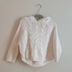 Cat & Jack Hooded Pom Sweater Size 18M